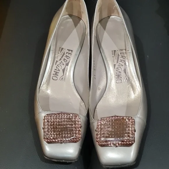 Salvatore Ferragamo chunky pumps - Picture 1 of 8